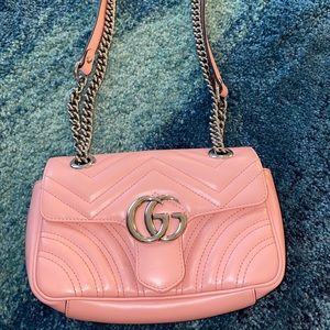 GG Marmont Shoulder Bag (pastel pink)